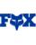 Fox Sticker F HEAD X 7" schwarz grau schwarz grau