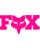 Fox Sticker F HEAD X 7" pink pink