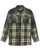 Fox Flannel Hemd Women OVERSIZED grau grün XS grau grün