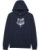 Fox Fleece Hoodie THE WORLD PO blau S blau