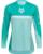 Fox Motocross Jersey Girls Flexair FRACTURE blau XS blau