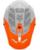 Fox Ersatz Helmschirm V3 RS FRACTURE orange M orange