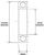 Black Bearing B3 Lager 25X37X6MM