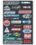 Factory Effex Sponsor/Logo Sticker-Bogen DECAL SHEET SPONSOR MICRO