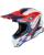 Acerbis AIRSTRIKE -X Motocross Helm weiss rot XS weiss rot
