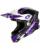 Acerbis Airstrike-X Crosshelm schwarz lila XS schwarz lila