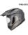 Acerbis Attack Adventure Helm grau orange XS grau orange