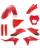 Acerbis Plastikteile Kit Full für Gas Gas EC 21-23 rot