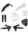Acerbis Plastikteile Kit Full für Triumph TF 24-27 Standard schwarz weiss