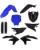 Acerbis Plastikteile Kit Full für Yamaha YZ 26-27 schwarz blau