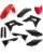 Acerbis Plastikkit für HONDA CRF 250 R rot schwarz