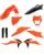 Acerbis Plastikkit für KTM EXC 150 TPI standard orange