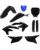 Acerbis Plastikkit für Yamaha YZ 250 F schwarz blau