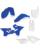 Acerbis Plastikkit für Yamaha WR 125 2T standard blau