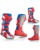 Acerbis Stiefel X-Pro V blau rot Gr. 44 blau rot