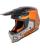 Acerbis WHOOPS GRAPHIC Motocross Helm grau orange XS grau orange