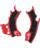 Acerbis X-GRIP Rahmenschutz für HONDA CRF 250 R rot schwarz