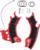 Acerbis X-GRIP Rahmenschutz für HONDA CRF 250 R rot schwarz