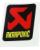 Akrapovic Ersatz-Aufkleber STICKER 57X60