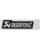 Akrapovic Ersatz-Aufkleber STICKER MONO AL BLK