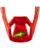 Alpinestars Helmschirm Kids SM3 Falcon rot rot