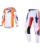 Alpinestars Kids MX Combo Hose Shirt Fluid Grid orange weiss