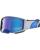 Alpinestars Motocross Brille Supertech Hiten blau weiss verspiegelt blau blau weiss