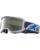 Alpinestars Motocross Brille Vision 5 Drag blau weiss verspiegelt silber blau weiss