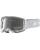 Alpinestars Motocross Brille Vision 8 Amber weiss silber verspiegelt silber weiss silber