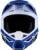 Alpinestars Kinder MX Helm Combo SM3 Falcon blau weiss mit TWO-X Race Brille