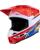 Alpinestars Crosshelm SM3 Falcon rot weiss XS rot weiss