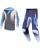 Alpinestars MX Combo Hose Shirt Fluid Drag blau grau