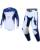 Alpinestars MX Combo Hose Shirt Racer Air Amber blau weiss