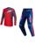 Alpinestars MX Combo Hose Shirt Racer Hunt blau rot