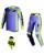 Alpinestars MX Combo Hose Shirt Racer Portl lila gelb