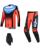 Alpinestars MX Combo Hose Shirt Techstar Knif orange blau