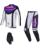 Alpinestars MX Combo Hose Shirt Techstar Knif schwarz lila
