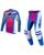 Alpinestars MX Combo Hose Shirt Techstar Maven blau pink