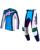 Alpinestars MX Combo Hose Shirt Techstar Maven blau weiss
