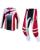 Alpinestars MX Combo Hose Shirt Techstar Maven rot weiss