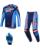Alpinestars MX Combo Hose Shirt Techstar Nomur blau orange