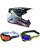 Alpinestars MX Helm Combo S-M7 Blaster schwarz neon gelb mit TWO-X Atom Brille