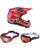 Alpinestars MX Helm Combo S-M7 Cast blau rot mit TWO-X Atom Brille