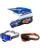 Alpinestars MX Helm Combo SM3 Falcon blau weiss mit TWO-X Atom Brille