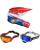 Alpinestars MX Helm Combo SM3 Falcon rot weiss mit TWO-X Atom Brille