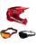 Alpinestars MX Helm Combo SM3 Radium rot mit TWO-X Atom Brille