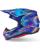 Alpinestars Combo Crosshelm mit Brille SM7 Cast blau