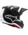 Alpinestars Combo Crosshelm mit Brille SM7 Dasher schwarz weiss
