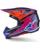 Alpinestars Combo Crosshelm mit Brille SM7 Fuse schwarz pink