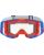 Alpinestars Vision 8 Crossbrille Wordmark klar blau orange